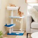 3-level Cat Tower with Sisal Covered Scratching Posts-Blue by LJGDeals