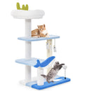 3-level Cat Tower with Sisal Covered Scratching Posts-Blue by LJGDeals