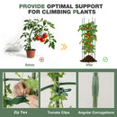 3 Pack 60 inch Adjustable Tall Plant Support Trellis for Climbing Plants