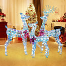 3-Piece Large Lighted Christmas Reindeer Family by LJGDeals
