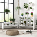 3 Pieces 31-Inch Stackable Multi-Shape Shoe Rack by LJGDeals