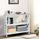 3-Tier Console X-Design Sofa Side Accent Table by LJGDeals