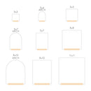 Monthly Square Desk Calendar | Minimalist Style by circleandsquaredecor
