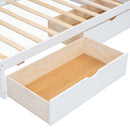 Daybed With 2 Storage Drawers, Storage Cabinets, USB Ports by HouseOfZazla