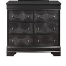 Shaker - 5 Pieces Bedroom Set With Crystal Inspired Tufted Headboard And LED Lighting