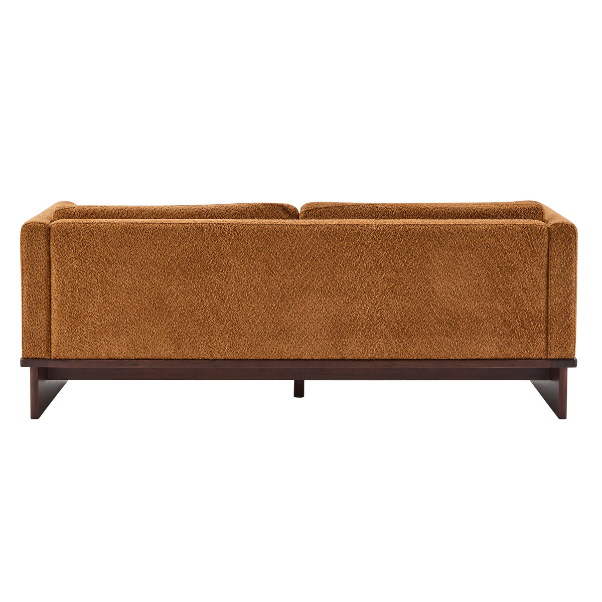 77 in. Square Arm Modern 3 Seater Boucle Sofa Upholstered Couch with Solid Wood Base, photo 3 of 8