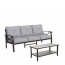 Patio Furniture Set with Coffee Table and Cushions for Backyard by HouseOfZazla