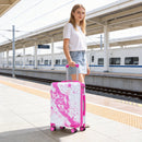 20 Inch PC Spinner Wheel Luggage - Pink