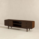 Alexa - TV Stand - Dark Brown / Wood by HouseOfZazla