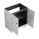 Contemporary Freestanding Bathroom Vanity With Resin Sink & Soft-Close Cabinet Doors by HouseOfZazla