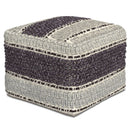 Grady - Handcrafted Square Pouf by HouseOfZazla