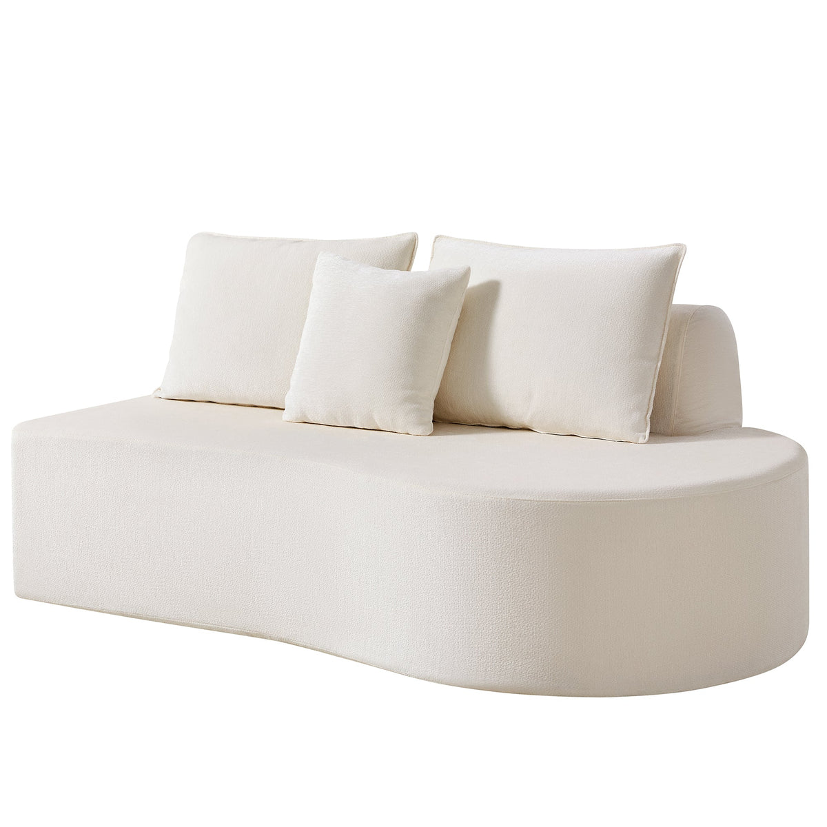 138.6" Modern Curved Modular Sectional Sofa, photo 9 of 10