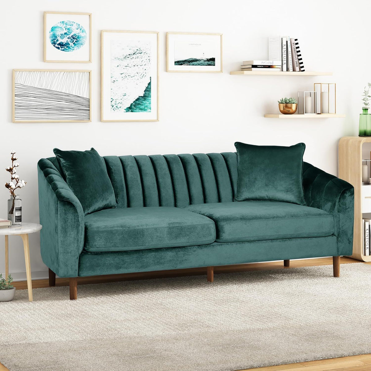 Contemporary 3 Seater Sofa With Accents, photo 15 of 40