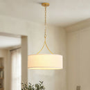 3 Light Drum Pendant Light by HouseOfZazla