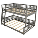 Bunk Bed With Ladder And Guardrails by HouseOfZazla