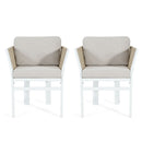 Outdoor Dining Chair, All-Weather Patio Seating For Backyard (Set of 2)