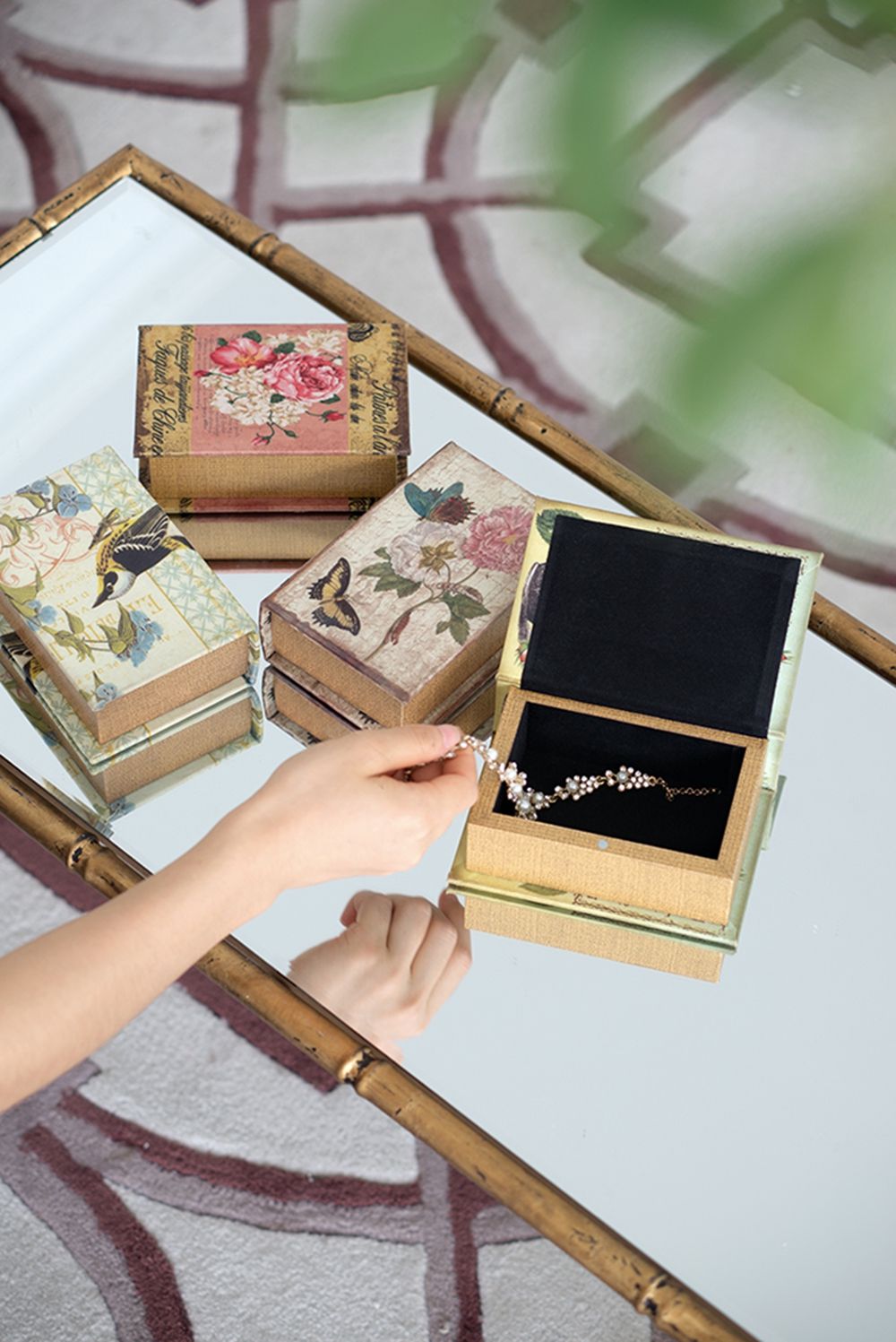 Book Boxes (Set of 4) - Multi, photo 6 of 14