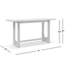 Turnkey - Trestle Console Table - Antique Brown by HouseOfZazla