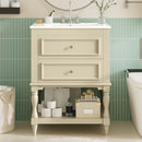 24" Bathroom Vanity with Ceramic Sink
