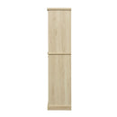 4 Door Storage Cabinet With 1 Drawer And 4 Adjustable Inner Shelves - Natural by HouseOfZazla