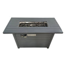 Outdoor Fire Pit Table With Lid Fuel Versatility by HouseOfZazla