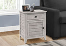 Accent Nightstand, Storage Drawer, Transitional by HouseOfZazla