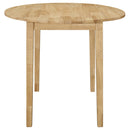 3 Piece Dining Set With Drop Leaf Table And Upholstered Chairs