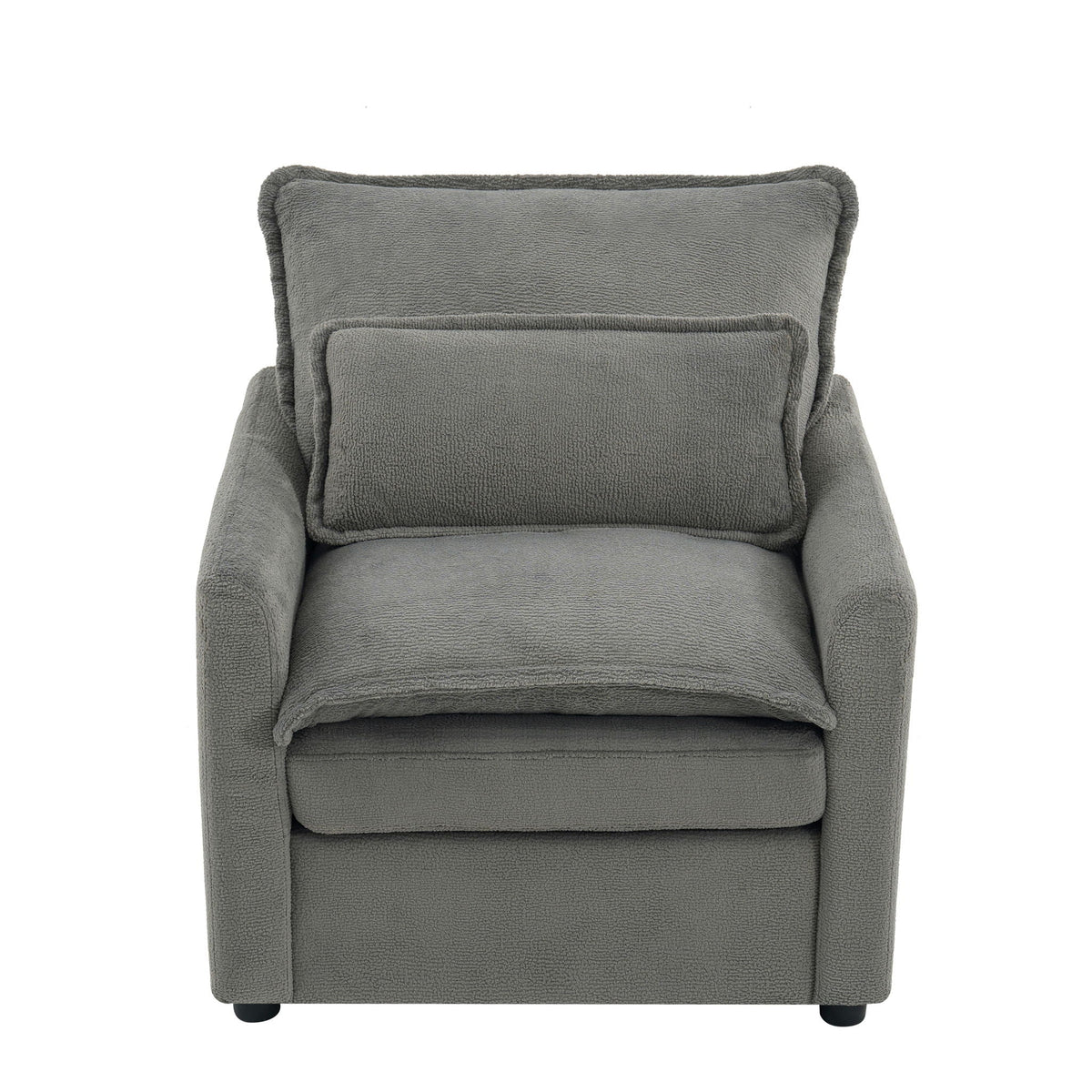 Modern Single Seat Accent Chair With Side Storage Pockets, photo 14 of 40