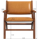 Hendrix - Antique Arm Chair - Brown / Rustic / Tan by Unique Piece Furniture