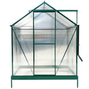 Polycarbonate house, Heavy Duty Outdoor Aluminum Walk-In House Kit With Rain Gutter, Vent And Door For Backyard Garden by HouseOfZazla