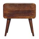 Avora - 3 Drawer Nightstand - Brown by HouseOfZazla
