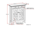 Connaught - Handcrafted Entryway Storage Cabinet by Unique Piece Furniture