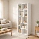 Asymmetrical Display Shelf & Bookcase, 5 Tier by HouseOfZazla