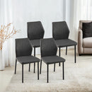Dining Chairs Living Room Chair Modern Kitchen Armless Side Chair With Metal Legs by HouseOfZazla