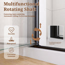 32" W x 72" H Semi-Frameless Circular Pivot Shower Door in Matte by HouseOfZazla
