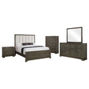 Gran Park 5-piece Eastern King Bedroom Set Dark Cocoa