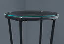 Accent Side Table, Plant Stand, Round, Contemporary & Modern - Black by HouseOfZazla