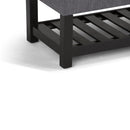 Saxon - Upholstered Transitional Storage Ottoman Bench by Unique Piece Furniture