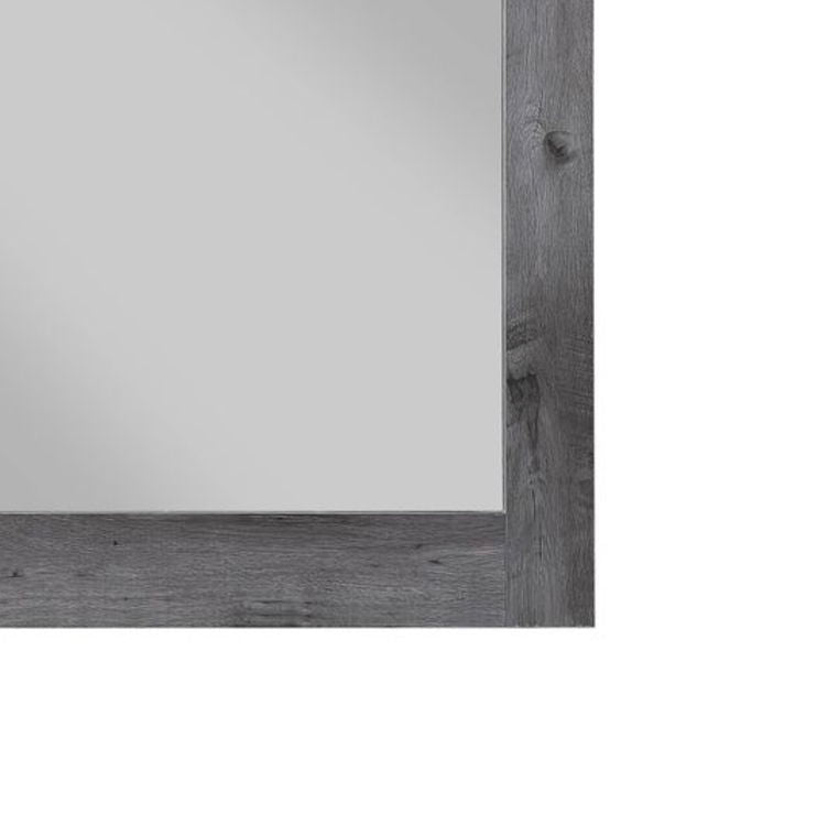 Vidalia - Rustic Mirror - Gray / Oak, photo 2 of 5
