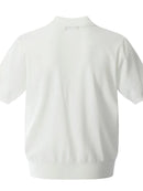 Button Detail Short Sleeve Knit Polo