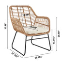 Antibes - 4 Piece Outdoor Conversation Set by HouseOfZazla