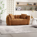 Cozy Beanbag Chair With High Resilience Foam Core For 2 by Unique Piece Furniture