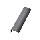 Anthracite Textured "Edge Straight" Tab Drawer Pulls