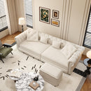 3 In 1 Pull Out Convertible Sleeper Sofa Bed, King Size, Chaise Lounge by HouseOfZazla