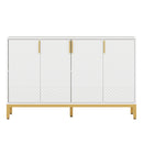 Buffet Sideboard Cabinet With Geometric Doors by HouseOfZazla