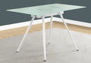 Computer Desk For Home Office, Laptop, Tempered Glass, Contemporary & Modern - White by HouseOfZazla