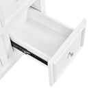 Bathroom Vanity With Sink, Modern Elegant Bathroom Storage Cabinet With 3 Drawers And Adjustable Shelves, Freestanding Vanity Set With Mirror Cabinet, Single Sink Bathroom Vanity by HouseOfZazla