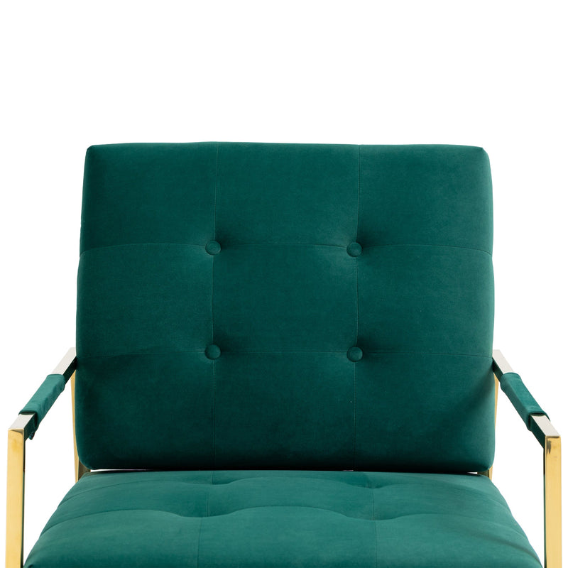 Accent Chair, leisure rocking chair with Stainless steel feet