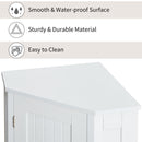 Bathroom Cabinet Triangle Corner Storage Cabinet With Adjustable Shelf Modern Style by HouseOfZazla