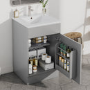 Bathroom Vanity With Sink, Cabinet With Adjustable Shelf by HouseOfZazla